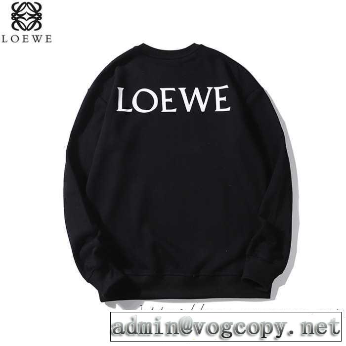 2色可選 最重要！2019秋冬トレンド おしゃれ感度が高い秋冬トレンド ロエベLoewe プルオーバーパーカー