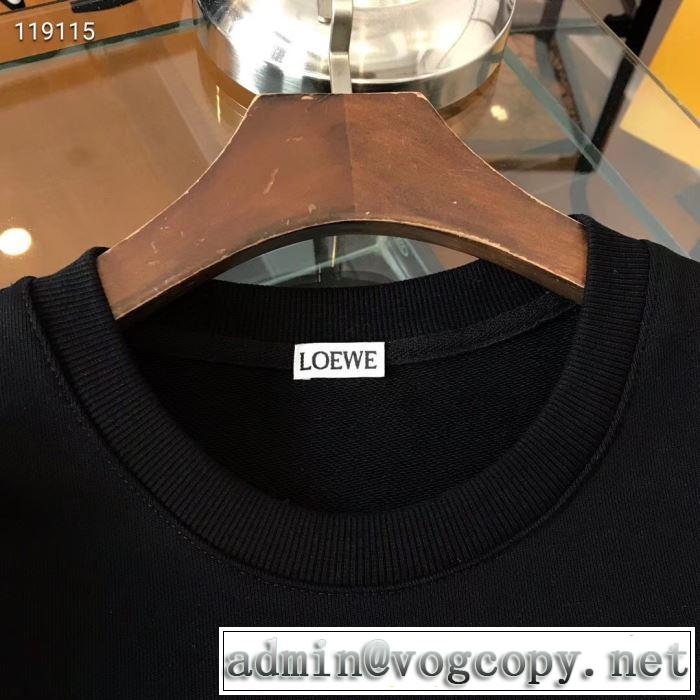 LOEWE ロエベ メンズ 服2019秋冬新作コレクション スウェットシャツ サイズ リラックス感に 刺繍 シンプルデザイン 人気 ブランド