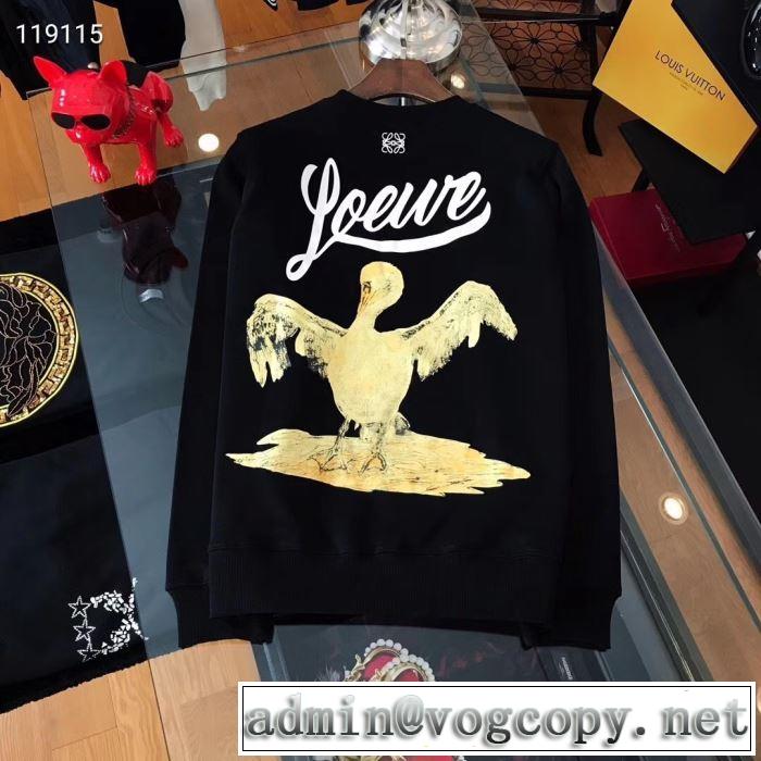 LOEWE ロエベ メンズ 服2019秋冬新作コレクション スウェットシャツ サイズ リラックス感に 刺繍 シンプルデザイン 人気 ブランド