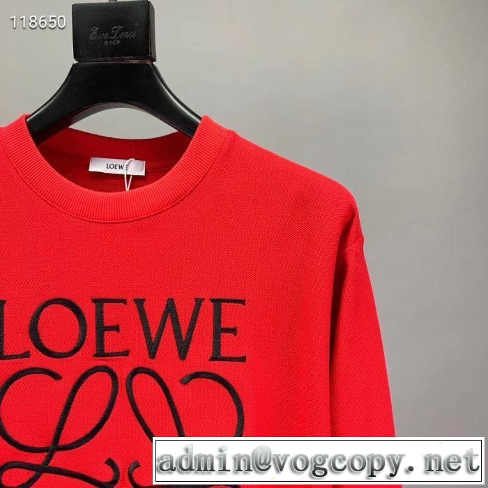 スエットシャツLOEWE Men S Presentationロエベ コピー 通販 オシャレコーデ 2019人気ランキング コットン 長袖パーカー4色