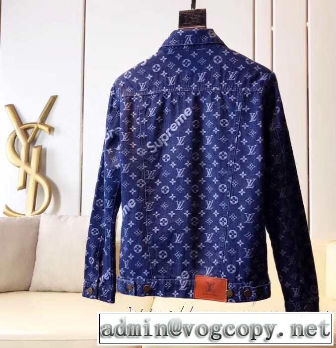 最速2019秋冬トレンドブランド ルイ ヴィトン LOUIS VUITTON デニムジャケット 2色可選 現在流行中のおすすめ人気
