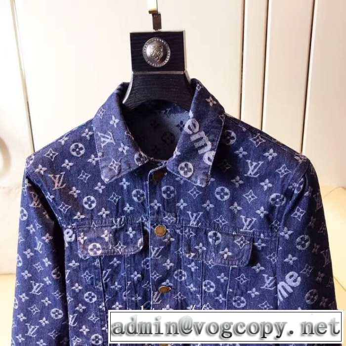 最速2019秋冬トレンドブランド ルイ ヴィトン LOUIS VUITTON デニムジャケット 2色可選 現在流行中のおすすめ人気