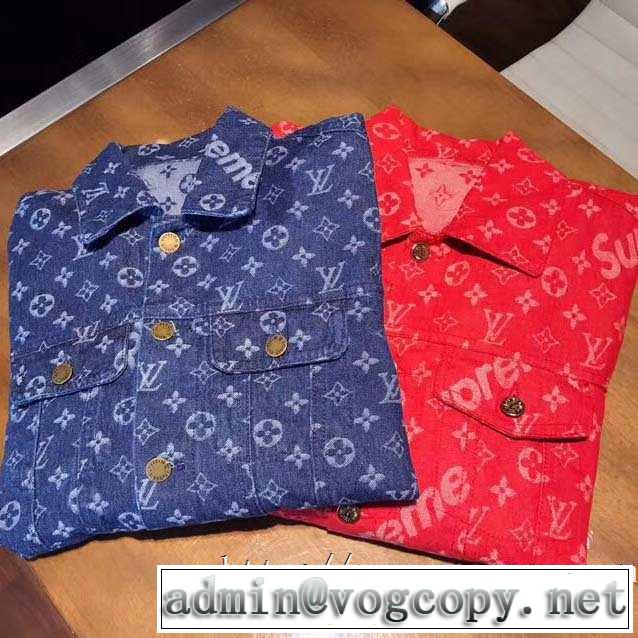 最速2019秋冬トレンドブランド ルイ ヴィトン LOUIS VUITTON デニムジャケット 2色可選 現在流行中のおすすめ人気