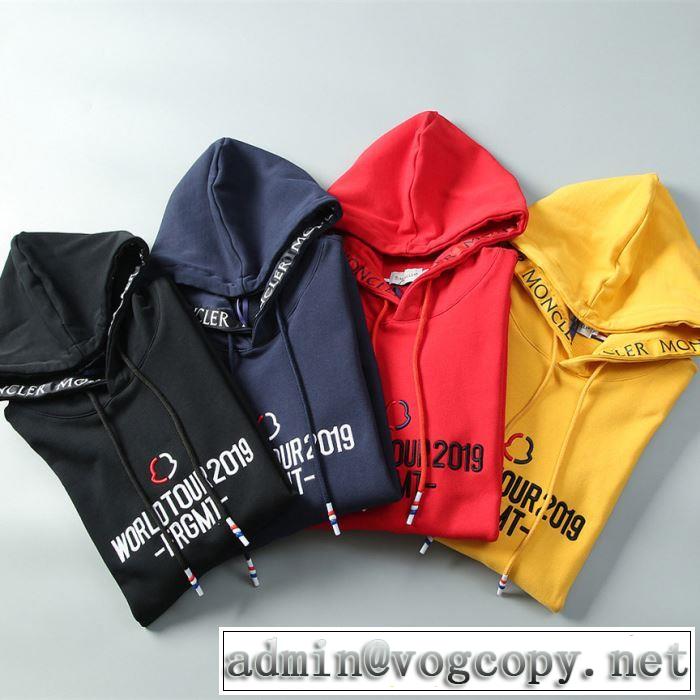 モンクレール MONCLER パーカー 4色可選 今シーズン注目のデザイン 2019SSのトレンド商品