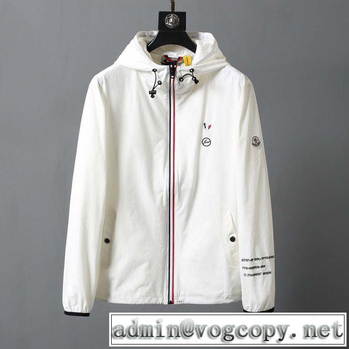 モンクレール MONCLER ブルゾン 2色可選 おしゃれな夏ファッション2019 上品なリラックス感