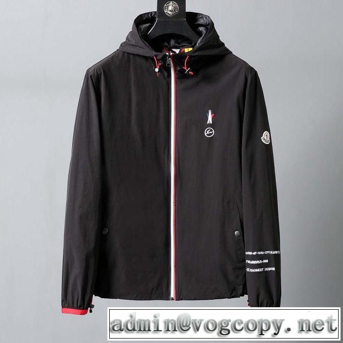 モンクレール MONCLER ブルゾン 2色可選 おしゃれな夏ファッション2019 上品なリラックス感