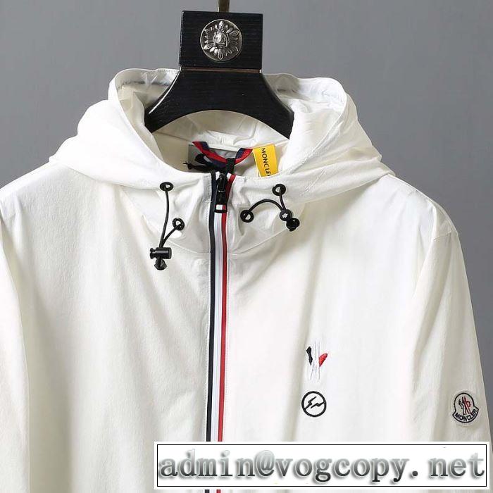 モンクレール MONCLER ブルゾン 2色可選 おしゃれな夏ファッション2019 上品なリラックス感