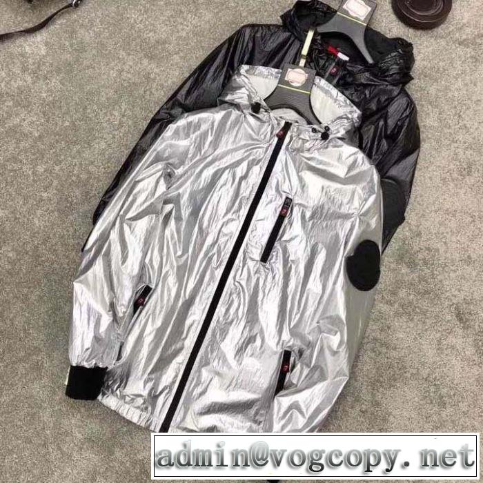 2019年の春夏に着たい モンクレール MONCLER ブルゾン 2色可選 おすすめ大人かわいい着こなし