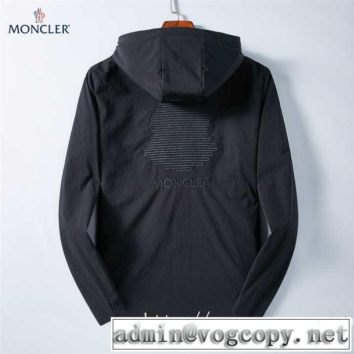 モンクレール MONCLER フード付きコート 2019?2020秋冬流行色紹介 大胆なチェックの人気トレンド