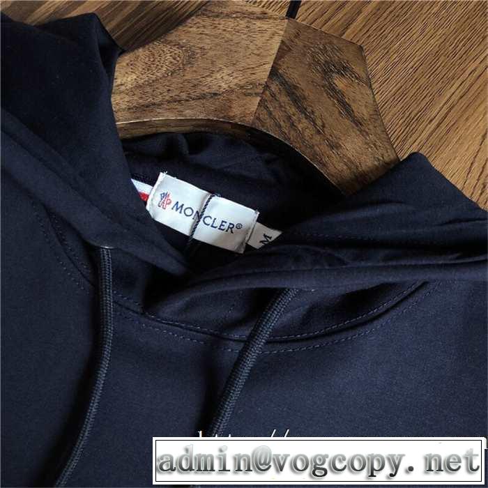 パーカー 2色可選 2019秋冬人気色おすすめ 大人かわいい秋冬コーデを楽しみ モンクレール MONCLER