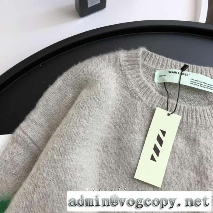 男女兼用オフホワイト DIAG MOHAIRセーター ニットウェア サイズ 使い勝手の良いOff whiteスウェット コーデ おすすめ 安い