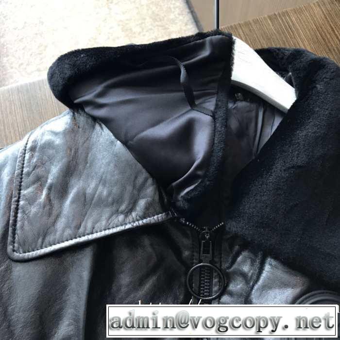 おしゃれの人気色オフホワイト ジャケット 着こなし 高品質OFF-WHITE 2019-2020年のトレンド レザージャケット エレガント