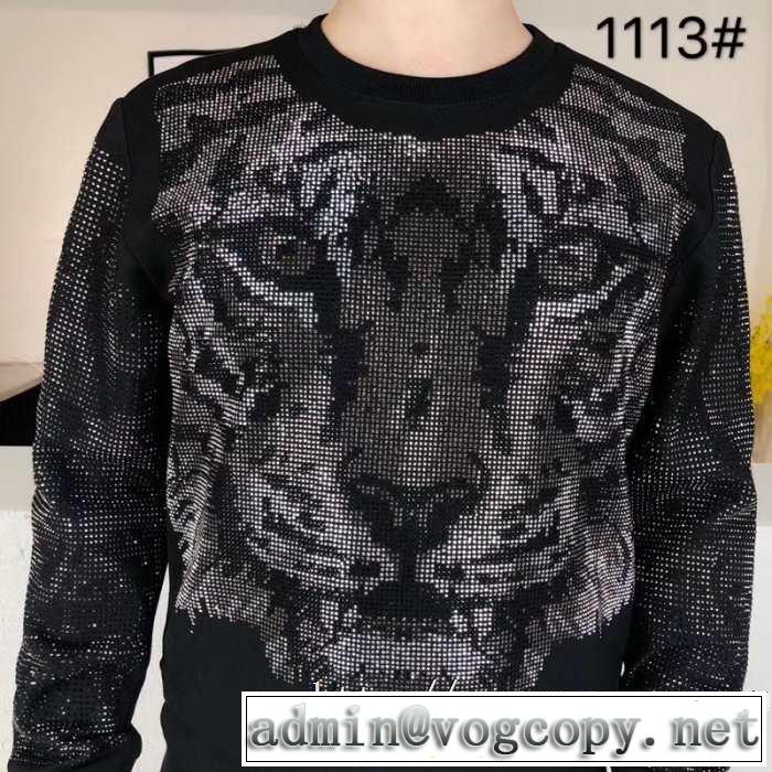 気になる2019年秋のファッション フィリッププレイン PHILIPP PLEIN  プルオーバーパーカー 秋にはやる最新作を先取り