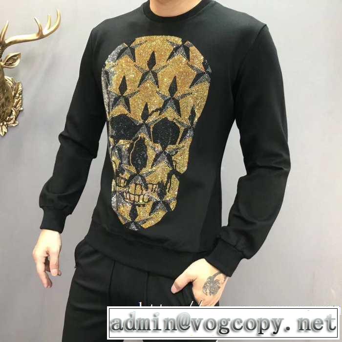 フィリッププレイン PHILIPP PLEIN  プルオーバーパーカー 絶妙な大人っぽさと遊び心 【2019秋冬】の注目トレンド