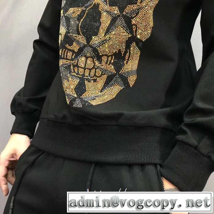 フィリッププレイン PHILIPP PLEIN  プルオーバーパーカー 絶妙な大人っぽさと遊び心 【2019秋冬】の注目トレンド