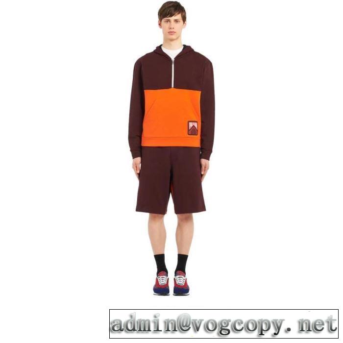 プラダ PRADA パーカー 2色可選 2019春夏も引き続きトレンド 今年春夏ファション流行り