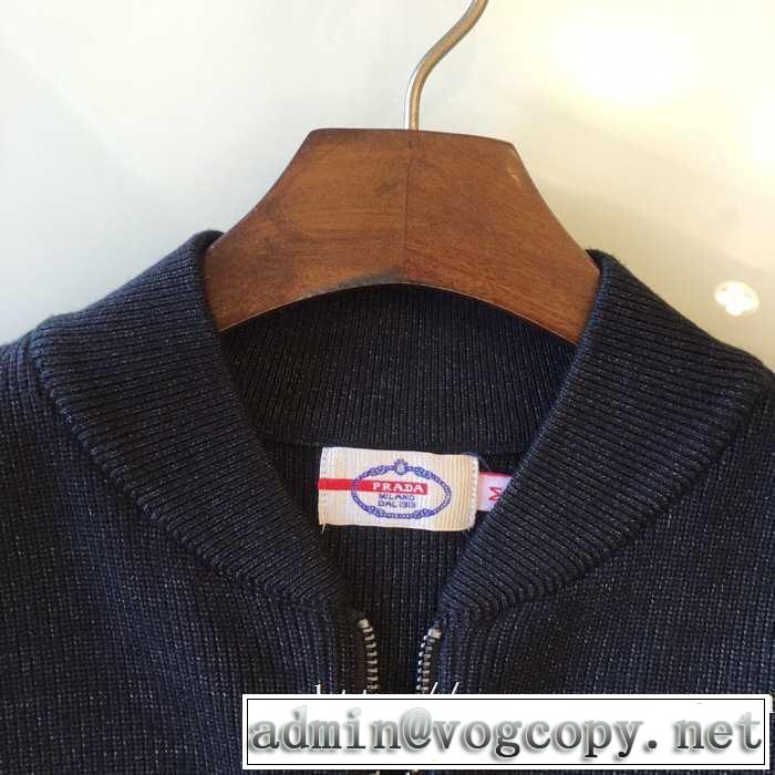 クリスマス限定価格プラダ スポーツジャケット コーデPradaメンズ ファスナー ジップパーカー 薄い 防寒用 秋冬人気ランキング