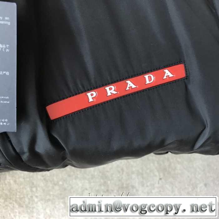 Pradaダブルテクニカル ジャケット 軽量化 プラダ スーパーコピー メンズ エレガント防寒用高級アイテム 着こなし秋冬コーデ