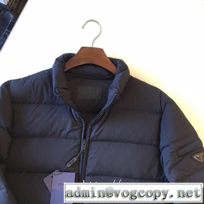 プラダ ダウン メンズ 防寒性抜群 高級ブランド 秋冬ジャケットPrada限定2019/20コレクション 人気 使い勝手のよさ新作