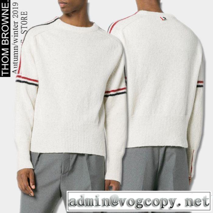 お色味たくさん大人気 ニットウェア 3色可選 トムブラウン THOM BROWNE2019夏ファション新品