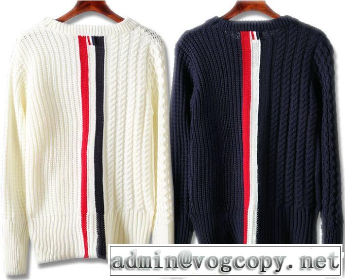 THOM BROWNE 春夏の流行り2019新品 ニットウェア 3色可選 トムブラウン 今っぽく新作アイテム