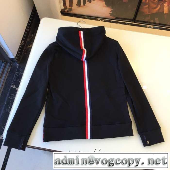 今季限定トムブラウン コピー4BAR アティキュレイト オーバーサイズ フーディースウェットシャツセットアップ THOM BROWNE