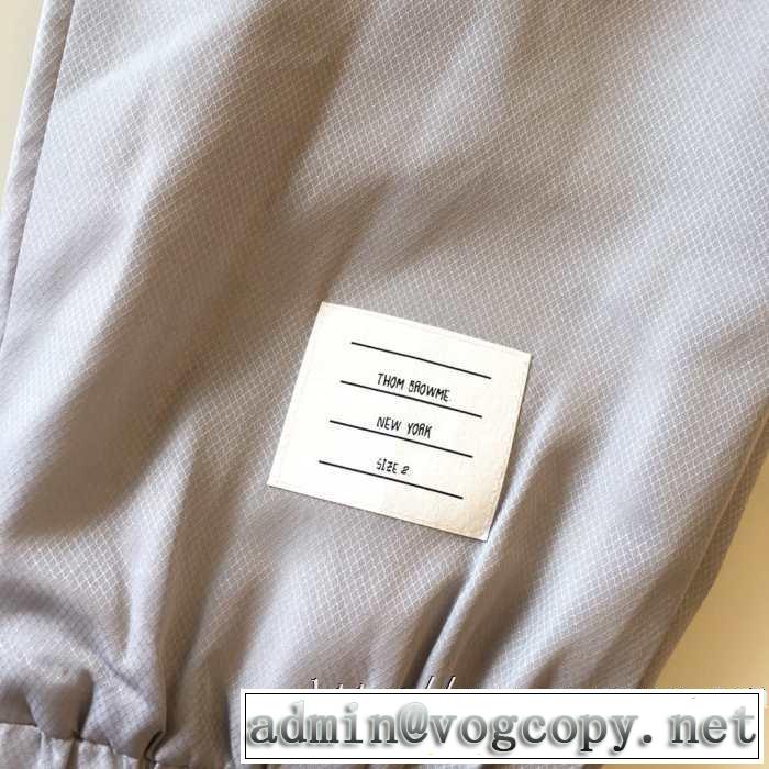 秋冬コレクション定番色トムブラウン パーカー おすすめTHOM BROWNE安いコピースウェットセットアップ4-BAR SWIM-TECH BOMBER