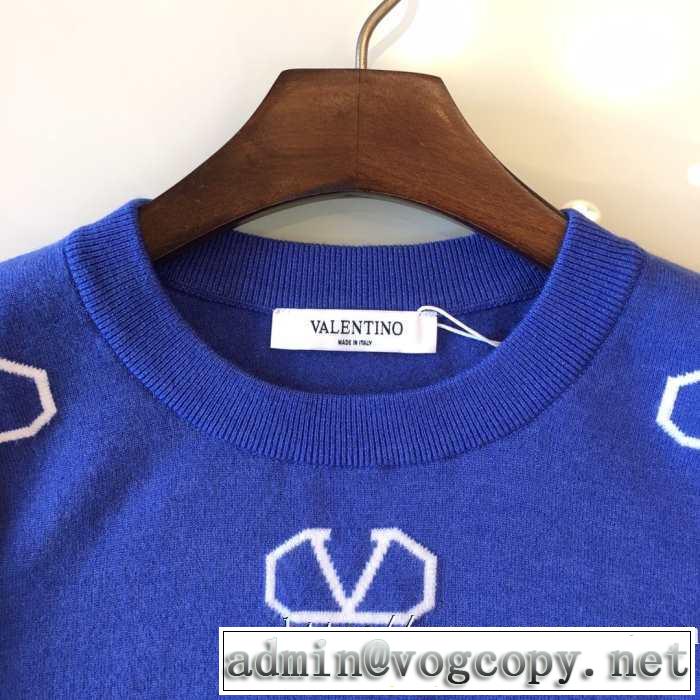 VALENTINO Vロゴ セーター ブランド プリント 秋冬定番モデル ニットウェア ヴァレンティノ コピー 通販エレガント 安い