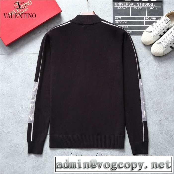 2019/20秋冬着こなし方おすすめ ヴァレンティノ メンズ スウェットValentino コレクションコットンカジュアルジップパーカー
