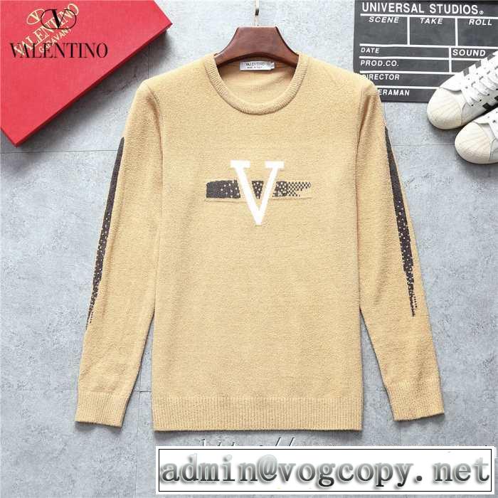 2019-20秋冬旬な着こなしValentino ヴァレンティノ ニット コピー 暖かさ 防寒性抜群ニットセーターエレガントレディースコーデ