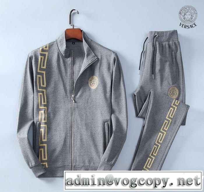 一押し注目ブランドファション 2色可選 ヴェルサーチVERSACE2019春夏のトレンド新商品 上下セット