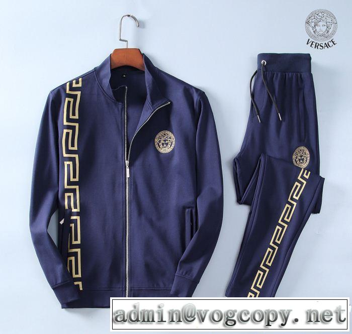 一押し注目ブランドファション 2色可選 ヴェルサーチVERSACE2019春夏のトレンド新商品 上下セット