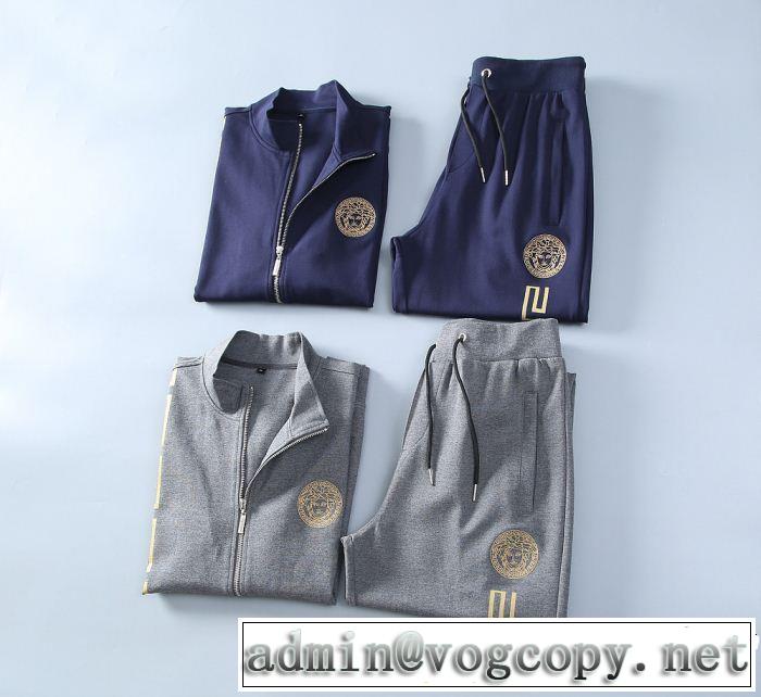 一押し注目ブランドファション 2色可選 ヴェルサーチVERSACE2019春夏のトレンド新商品 上下セット
