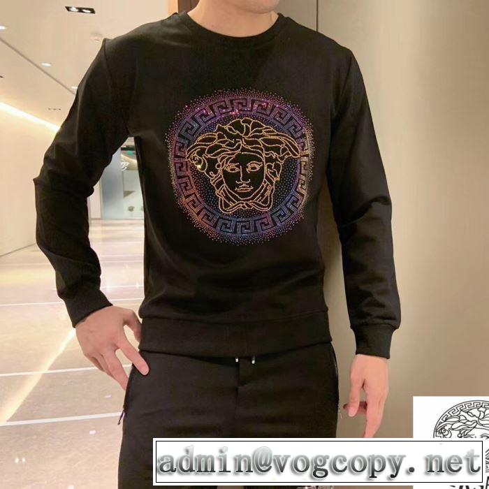 ヴェルサーチVERSACE プルオーバーパーカー 人気ストリートブランド新品 2019春夏は人気定番
