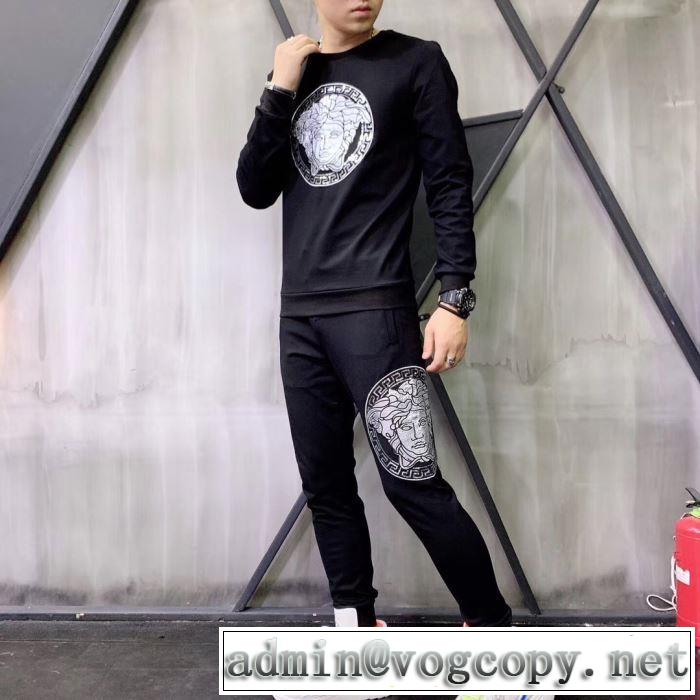 2019夏ファション新品 今シーズン人気のアイテム ヴェルサーチVERSACE 上下セット