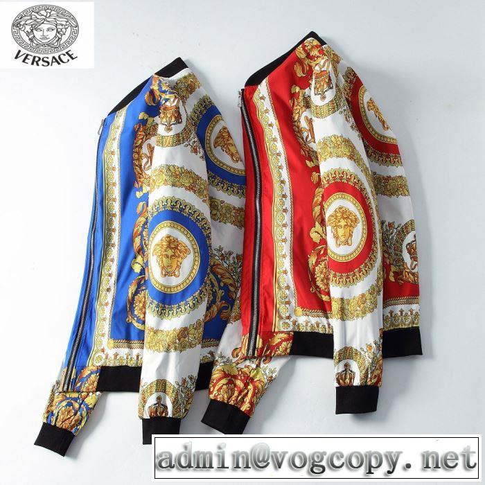 素敵なスタイルで夏の定番 ヴェルサーチVERSACE ブルゾン 2色可選 春夏の流行り2019新品