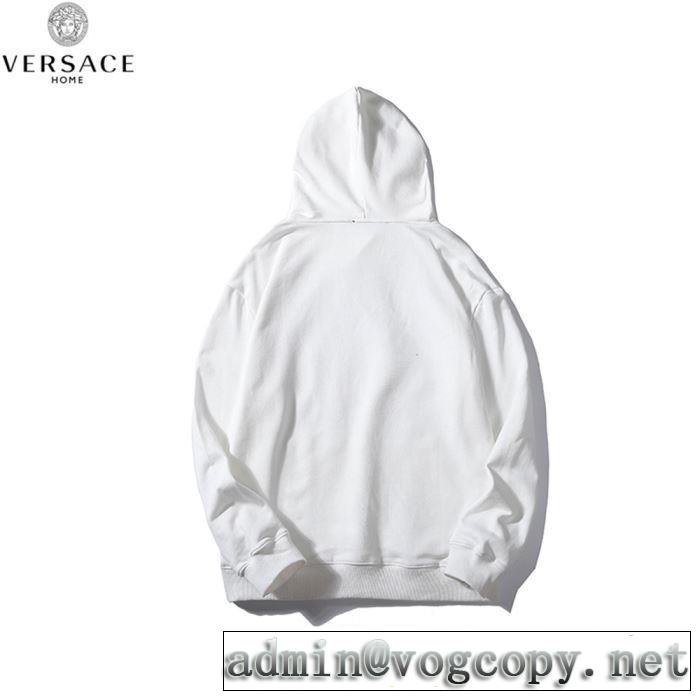 大人っぽいファション感 ヴェルサーチVERSACE パーカー 2色可選 2019SSのトレンド商品