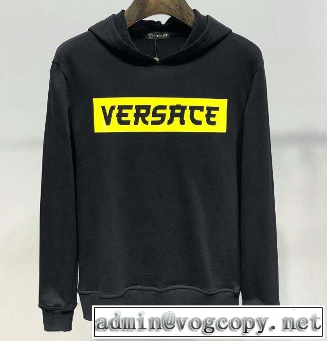 2色可選 パーカー  ヴェルサーチVERSACE 【2019春夏】最新コレクション 人気ストリートブランド新品