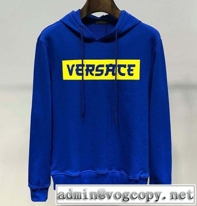 2色可選 パーカー  ヴェルサーチVERSACE 【2019春夏】最新コレクション 人気ストリートブランド新品