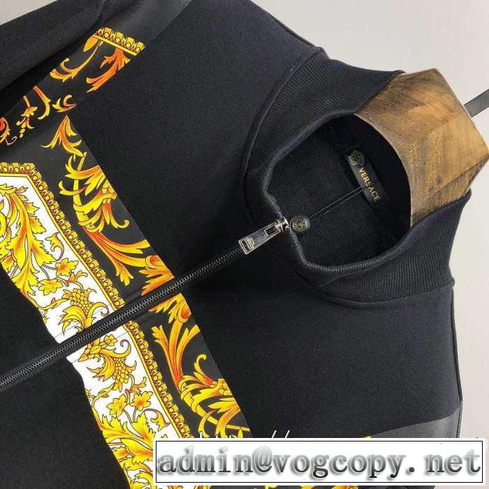 【最新】2019年秋冬のトレンド速報 さわやかに新品おすすめ ヴェルサーチ VERSACE ブルゾン 2色可選