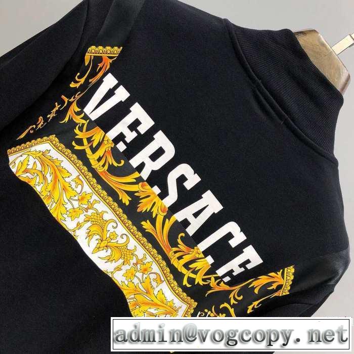 【最新】2019年秋冬のトレンド速報 さわやかに新品おすすめ ヴェルサーチ VERSACE ブルゾン 2色可選