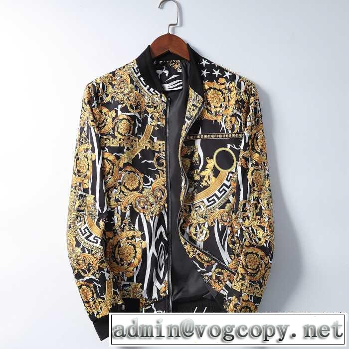 素敵続くトレンド 速報！2019年秋ファッショントレンド ヴェルサーチ VERSACE  ブルゾン
