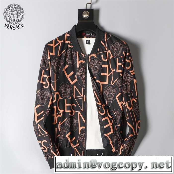 毎日はちょっとイイ秋冬新品 ヴェルサーチ VERSACE ブルゾン 2019-20秋冬トレンドファッション