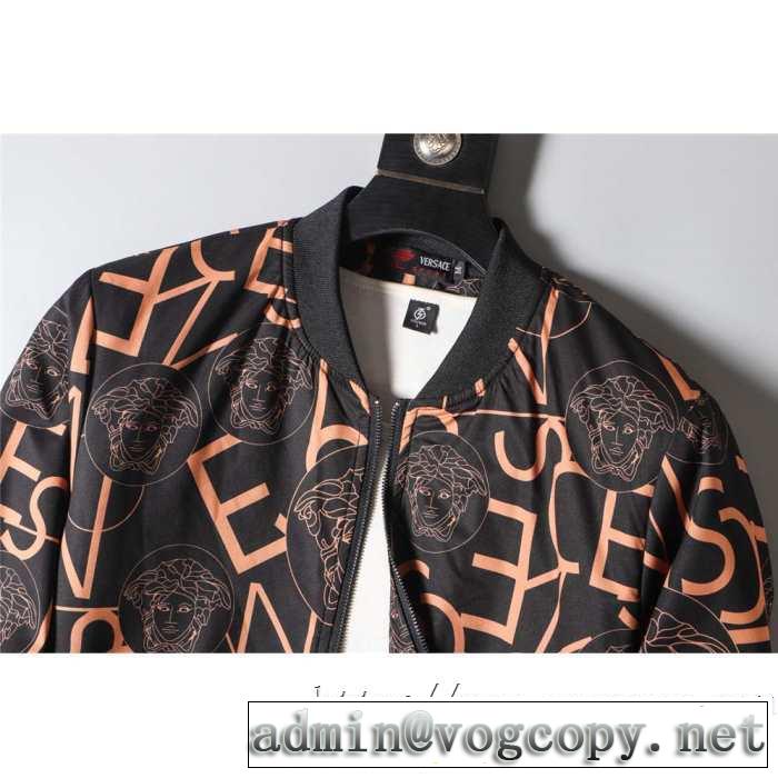 毎日はちょっとイイ秋冬新品 ヴェルサーチ VERSACE ブルゾン 2019-20秋冬トレンドファッション