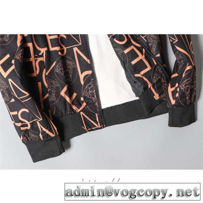 毎日はちょっとイイ秋冬新品 ヴェルサーチ VERSACE ブルゾン 2019-20秋冬トレンドファッション