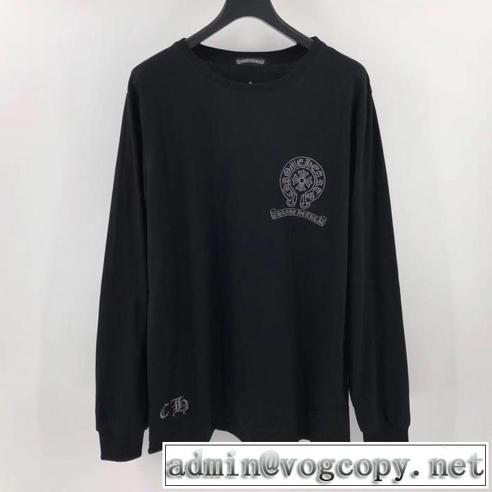 2020春新作 2色可選 長袖 /ロンT トレンド最先端のアイテム クロムハーツ CHROME HEARTS