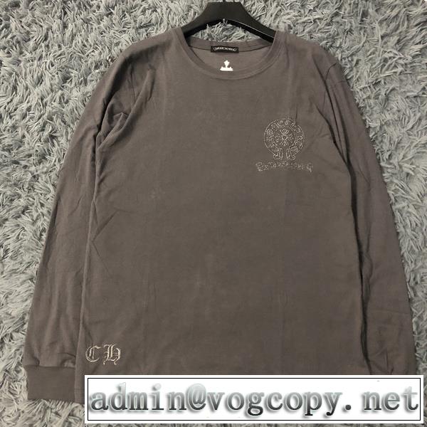 2020春新作 2色可選 長袖 /ロンT トレンド最先端のアイテム クロムハーツ CHROME HEARTS