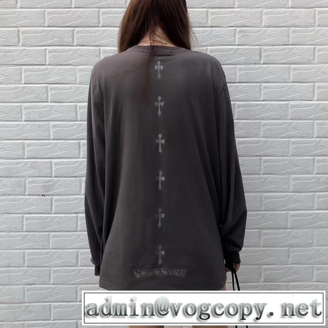 2020春新作 2色可選 長袖 /ロンT トレンド最先端のアイテム クロムハーツ CHROME HEARTS