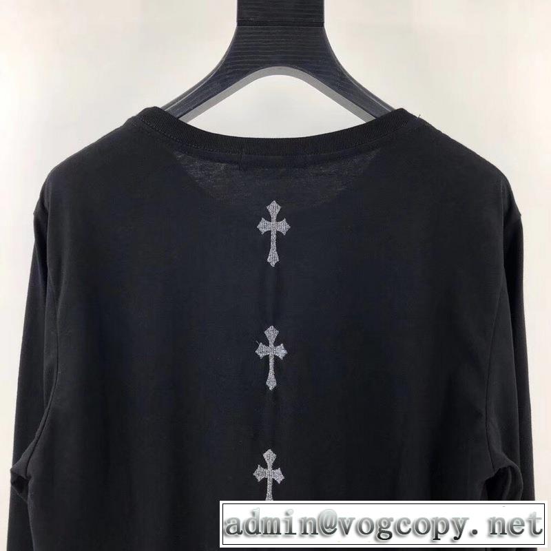 2020春新作 2色可選 長袖 /ロンT トレンド最先端のアイテム クロムハーツ CHROME HEARTS