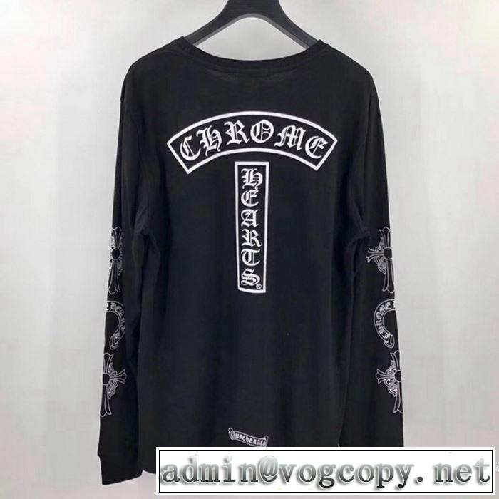 2色可選 CHROME HEARTS ファッションに取り入れよう クロムハーツ 2020話題の商品  長袖 /ロンT